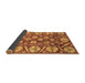 Sideview of Abstract Brown Modern Rug, abs4015brn