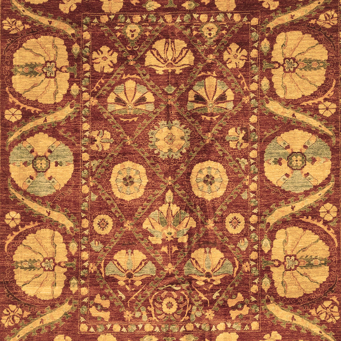 Abstract Brown Modern Rug, abs4015brn