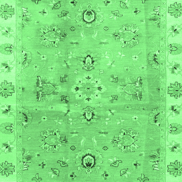 Oriental Emerald Green Traditional Rug, abs4016emgrn