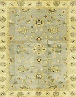 Abstract Copper Green Oriental Rug, abs4016
