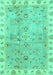 Oriental Turquoise Traditional Rug, abs4016turq