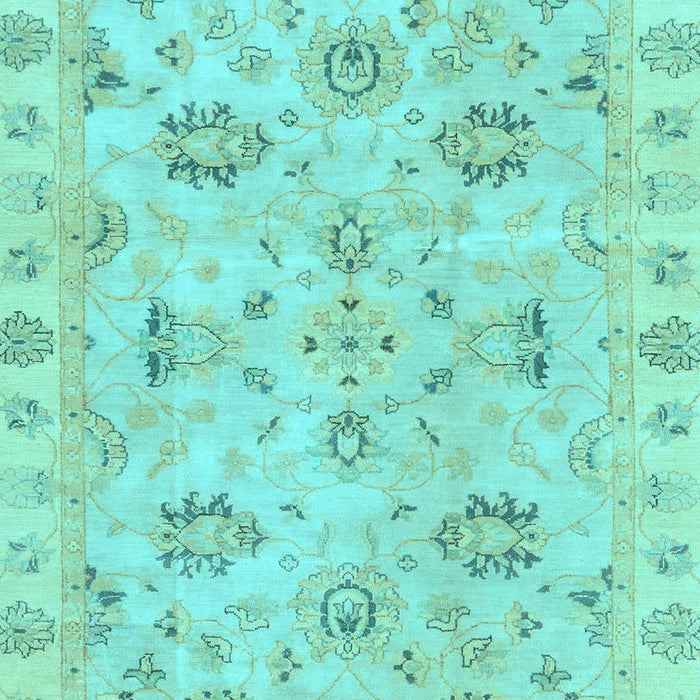 Oriental Light Blue Traditional Rug, abs4017lblu