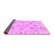 Sideview of Oriental Purple Traditional Rug, abs4017pur