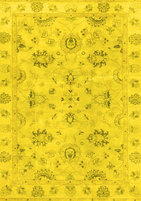 Oriental Yellow Traditional Rug, abs4017yw