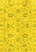 Oriental Yellow Traditional Rug, abs4017yw