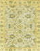 Machine Washable Abstract Mustard Yellow Rug, wshabs4017