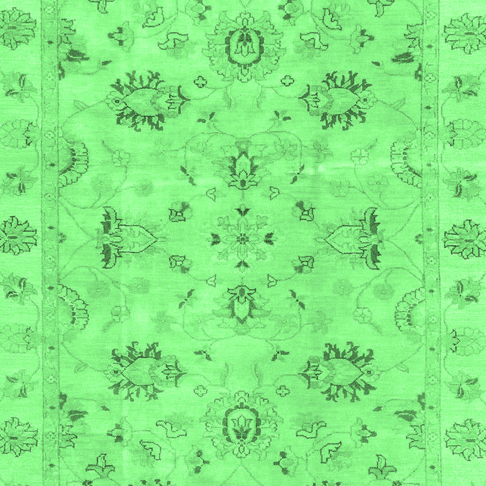 Oriental Emerald Green Traditional Rug, abs4017emgrn