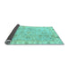 Sideview of Oriental Light Blue Traditional Rug, abs4018lblu