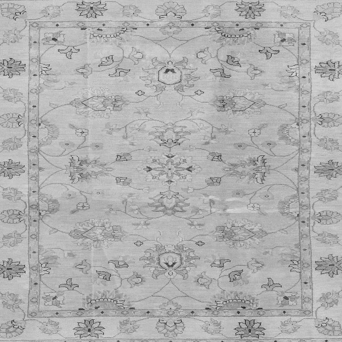 Square Oriental Gray Traditional Rug, abs4018gry