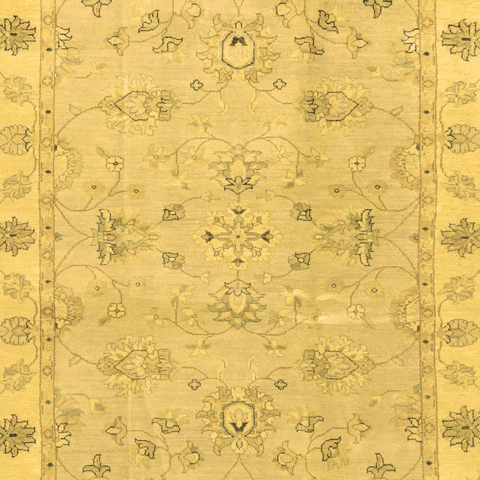Machine Washable Oriental Brown Traditional Rug, wshabs4018brn