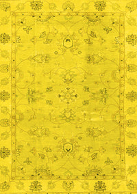 Oriental Yellow Traditional Rug, abs4018yw