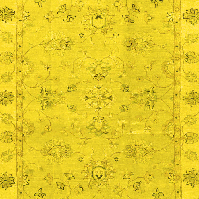 Oriental Yellow Traditional Rug, abs4018yw