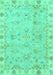 Oriental Turquoise Traditional Rug, abs4018turq