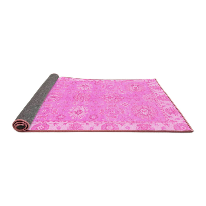 Sideview of Oriental Pink Traditional Rug, abs4019pnk
