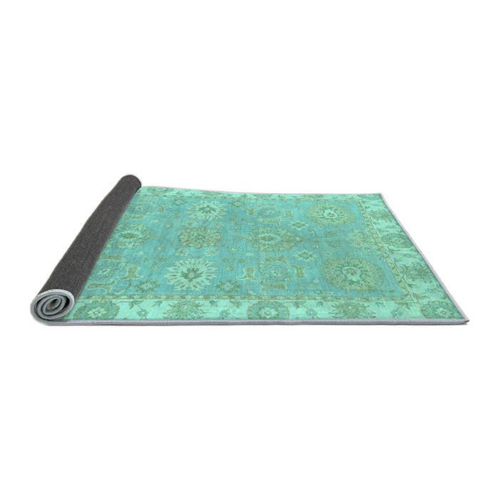 Sideview of Oriental Light Blue Traditional Rug, abs4019lblu