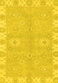 Oriental Yellow Traditional Rug, abs4019yw