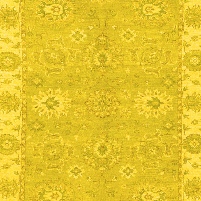 Oriental Yellow Traditional Rug, abs4019yw