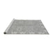 Sideview of Machine Washable Oriental Gray Traditional Rug, wshabs4019gry