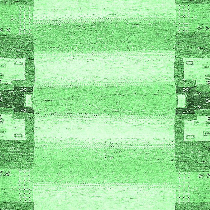 Solid Emerald Green Modern Rug, abs401emgrn