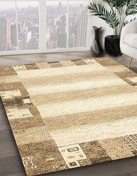 Abstract Golden Blonde Gold Solid Rug, abs401