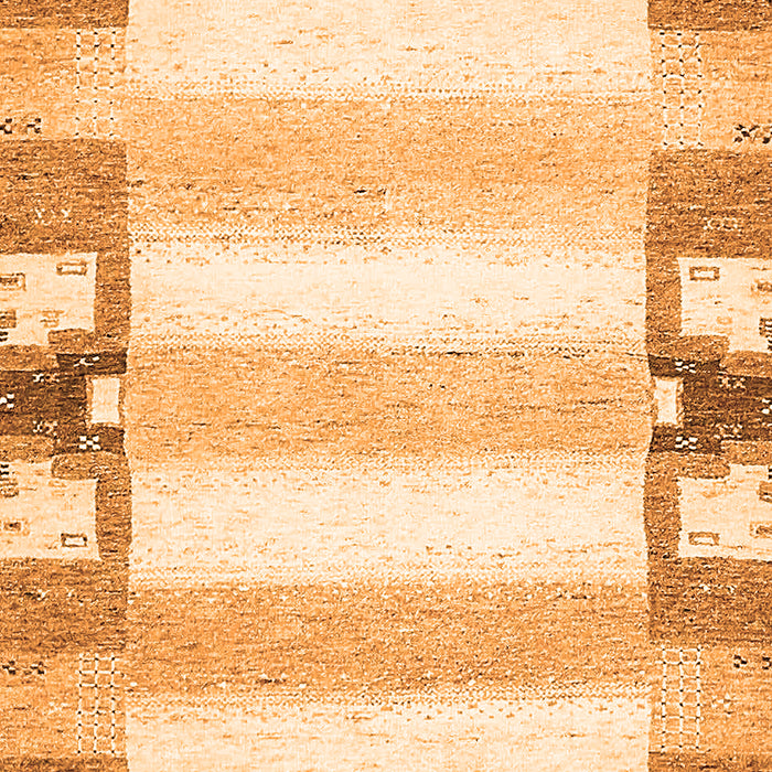 Machine Washable Solid Orange Modern Area Rugs, wshabs401org