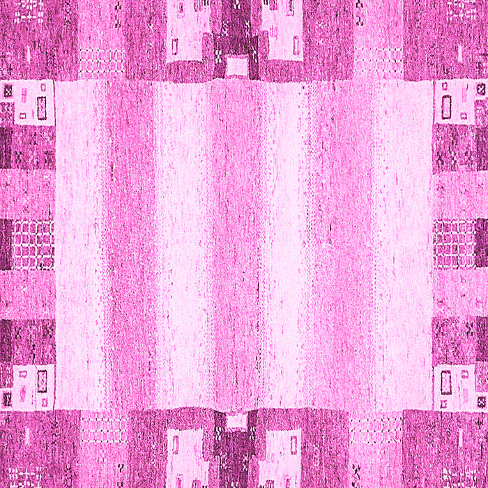 Square Solid Pink Modern Rug, abs401pnk