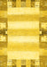 Solid Yellow Modern Rug, abs401yw