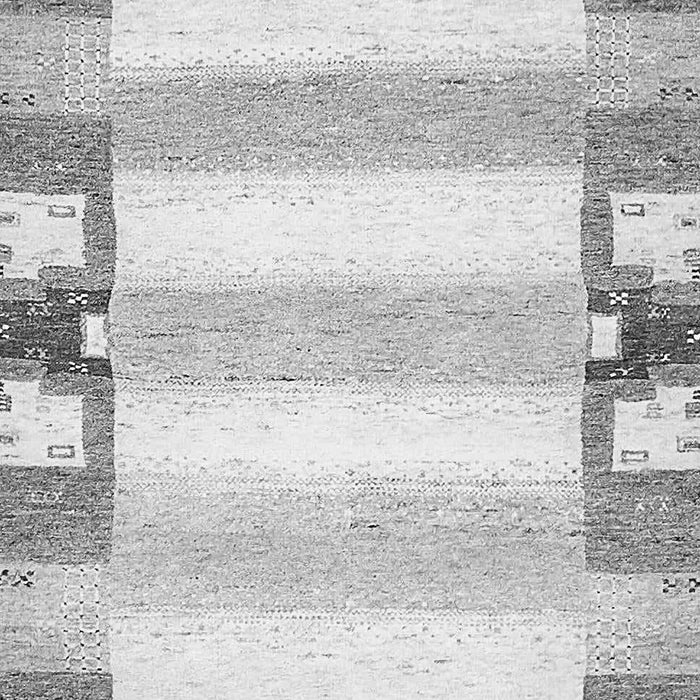 Machine Washable Solid Gray Modern Rug, wshabs401gry