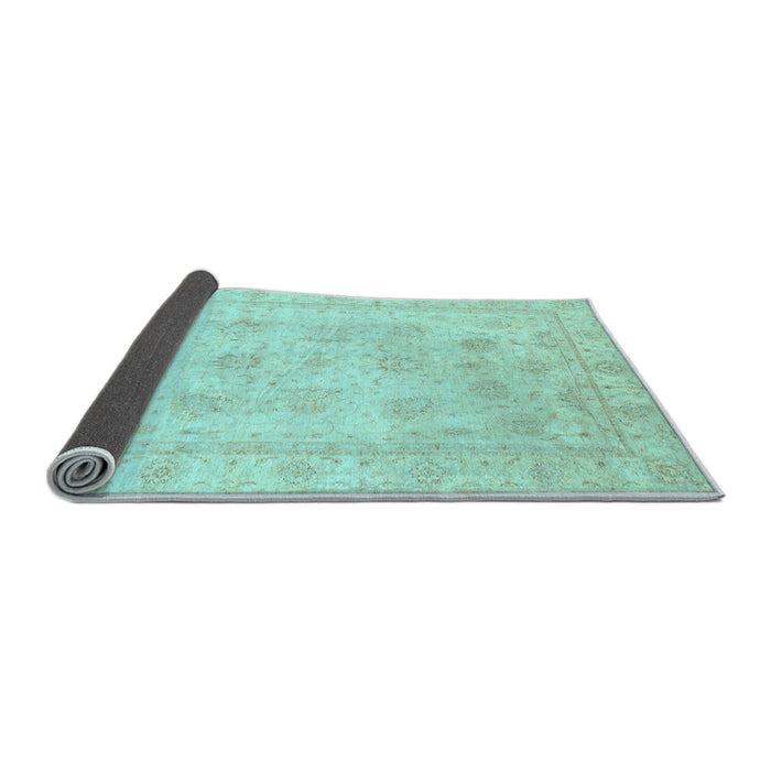 Sideview of Oriental Light Blue Traditional Rug, abs4020lblu