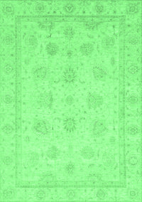 Oriental Emerald Green Traditional Rug, abs4020emgrn