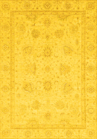 Oriental Yellow Traditional Rug, abs4020yw