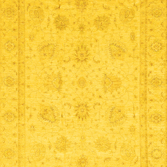 Oriental Yellow Traditional Rug, abs4020yw