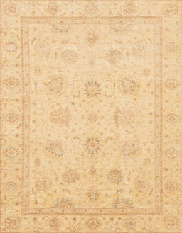 Abstract Mustard Yellow Oriental Rug, abs4020