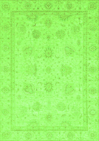 Oriental Green Traditional Rug, abs4020grn