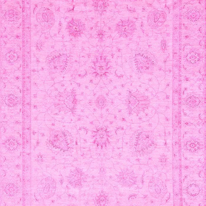 Machine Washable Oriental Pink Traditional Rug, wshabs4020pnk