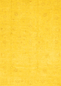 Oriental Yellow Traditional Rug, abs4021yw