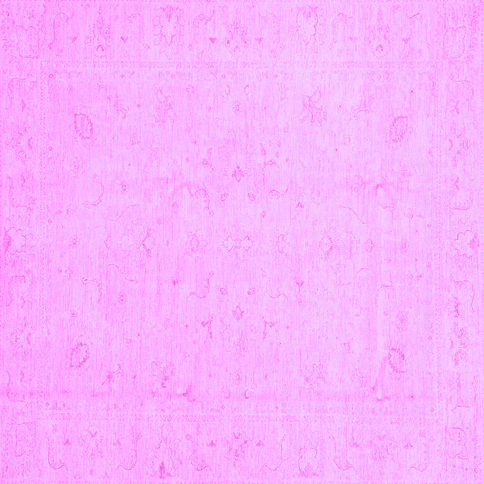 Square Oriental Purple Traditional Rug, abs4021pur