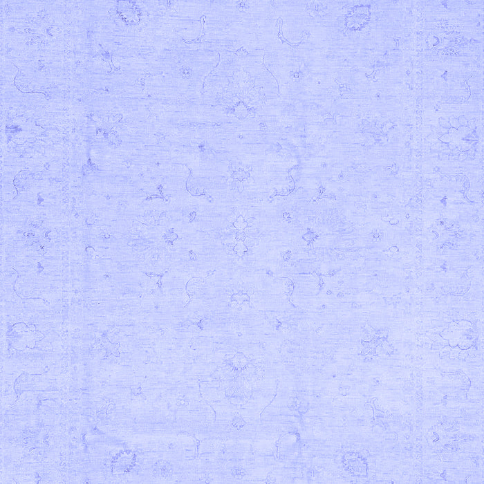 Machine Washable Oriental Blue Traditional Rug, wshabs4021blu