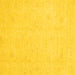 Square Oriental Yellow Traditional Rug, abs4021yw