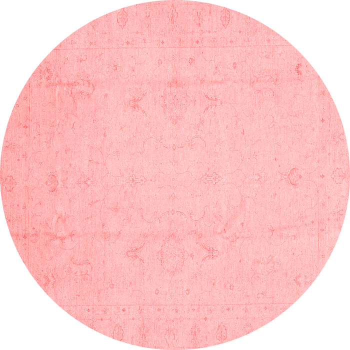 Machine Washable Oriental Red Traditional Rug, wshabs4022red