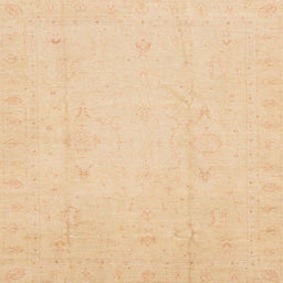 Square Machine Washable Abstract Yellow Rug, wshabs4022