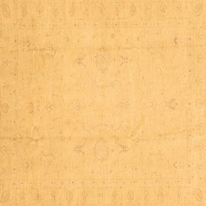 Square Oriental Brown Traditional Rug, abs4022brn