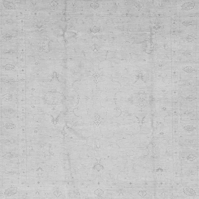 Square Machine Washable Oriental Gray Traditional Rug, wshabs4022gry