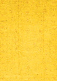 Oriental Yellow Traditional Rug, abs4022yw