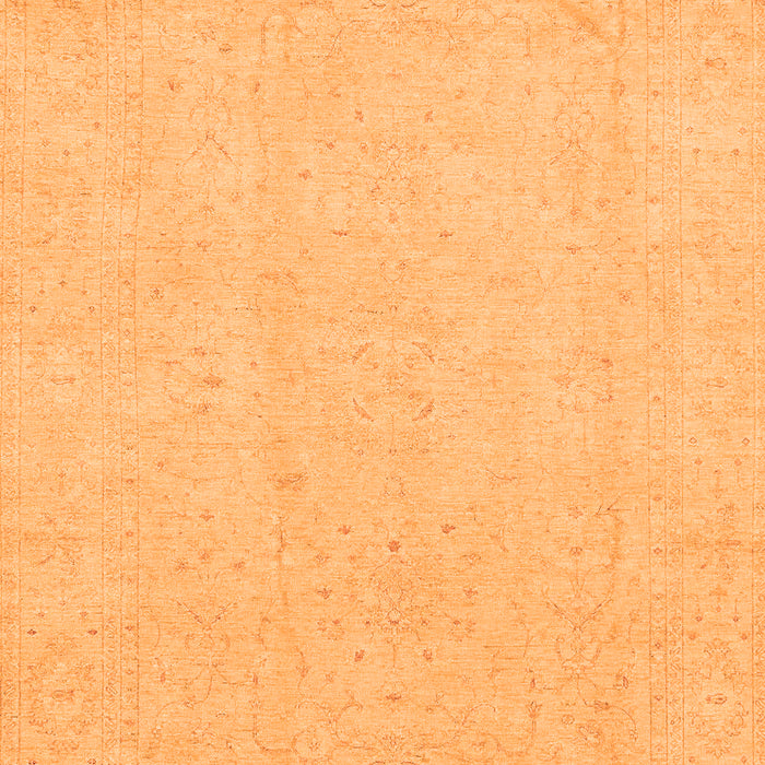 Oriental Orange Traditional Rug, abs4023org