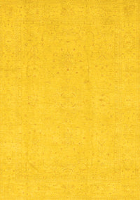 Oriental Yellow Traditional Rug, abs4023yw