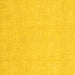 Square Oriental Yellow Traditional Rug, abs4023yw