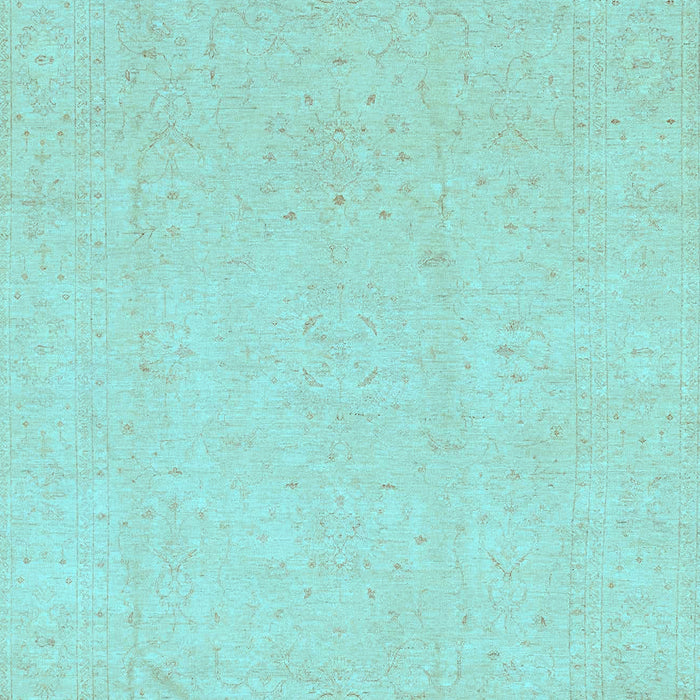 Oriental Light Blue Traditional Rug, abs4023lblu