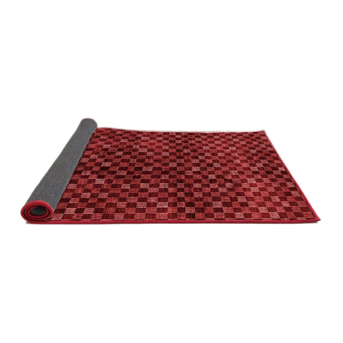 Abstract Red Modern Area Rugs