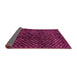 Sideview of Abstract Pink Modern Rug, abs4024pnk